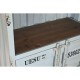 Лавица Home ESPRIT цвят тюркоаз Небесно синьо Метал Дървен MDF 87 x 44 x 168,5 cm