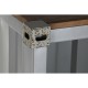 Лавица Home ESPRIT Сив Небесно синьо Метал Дървен MDF 87 x 44 x 168,5 cm