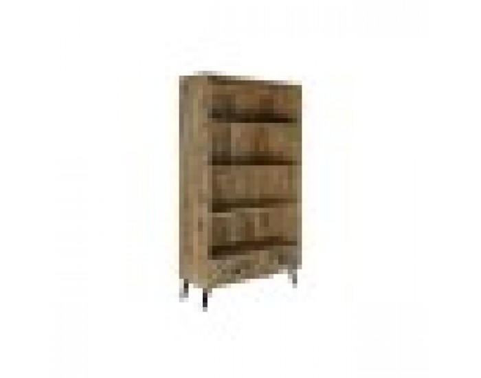 Лавица DKD Home Decor Черен Метал Тъмно сив Дърво манго (100 x 40 x 180 cm)