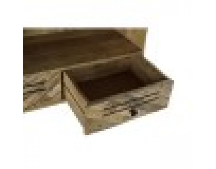 Лавица DKD Home Decor Черен Метал Тъмно сив Дърво манго (100 x 40 x 180 cm)
