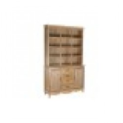 Стенен Шкаф DKD Home Decor Естествен 124,5 x 39 x 201,8 cm Ела Алуминий Дървен MDF - Living