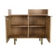 Лавица DKD Home Decor Естествен Златен Дърво манго (90 x 40 x 180 cm)