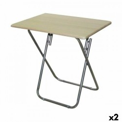 Сгъваема помощна маса Confortime Дървен 75 x 52 x 73 cm (2 броя) - Confortime