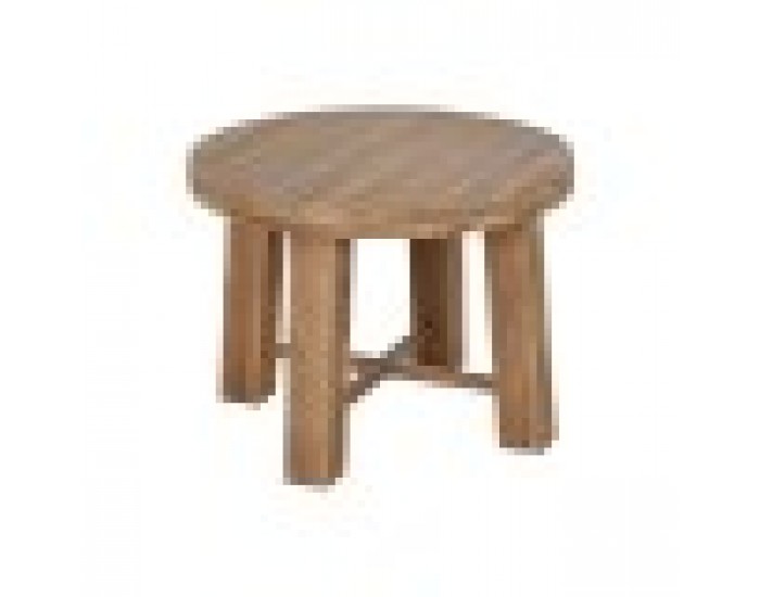 Помощна масичка Home ESPRIT Кафяв Ела Дървен MDF 60 x 60 x 45 cm