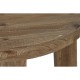 Помощна масичка Home ESPRIT Кафяв Ела Дървен MDF 60 x 60 x 45 cm