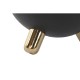 Помощна маса DKD Home Decor Черен Златен Желязо 51 x 51 x 44 cm