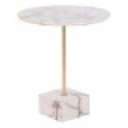 Помощна маса DKD Home Decor Мрамор Стомана Смола (45 x 45 x 50 cm) - Dkd home decor