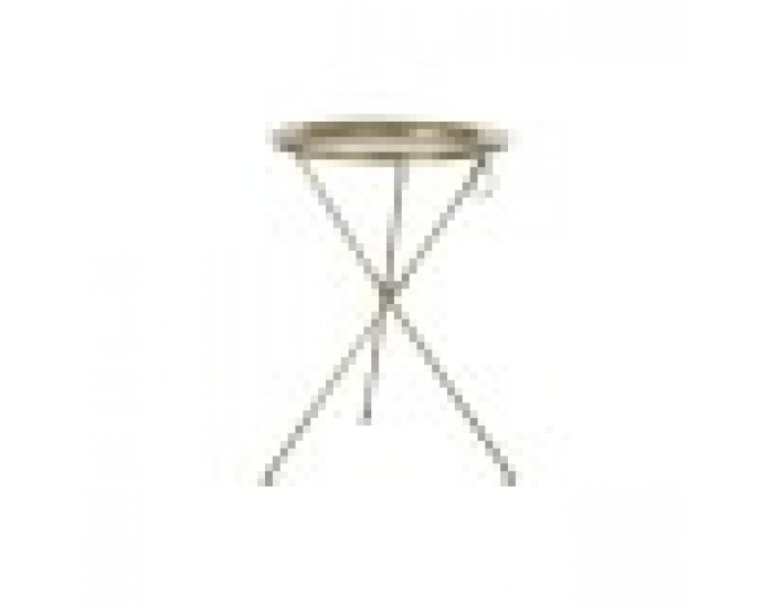 Помощна маса DKD Home Decor Златен Месинг (47,5 x 47,5 x 64,5 cm)