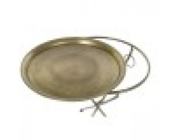 Помощна маса DKD Home Decor Златен Месинг (47,5 x 47,5 x 64,5 cm)