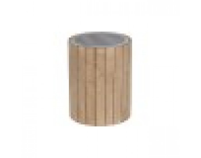 Помощна маса Home ESPRIT Естествен Ела Дървен MDF 36 x 36 x 45 cm