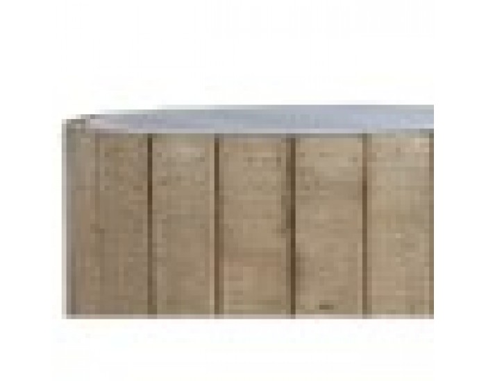 Помощна маса Home ESPRIT Естествен Ела Дървен MDF 36 x 36 x 45 cm