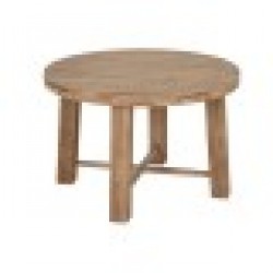 Помощна масичка Home ESPRIT Кафяв Ела Дървен MDF 80 x 80 x 53,5 cm - Home esprit