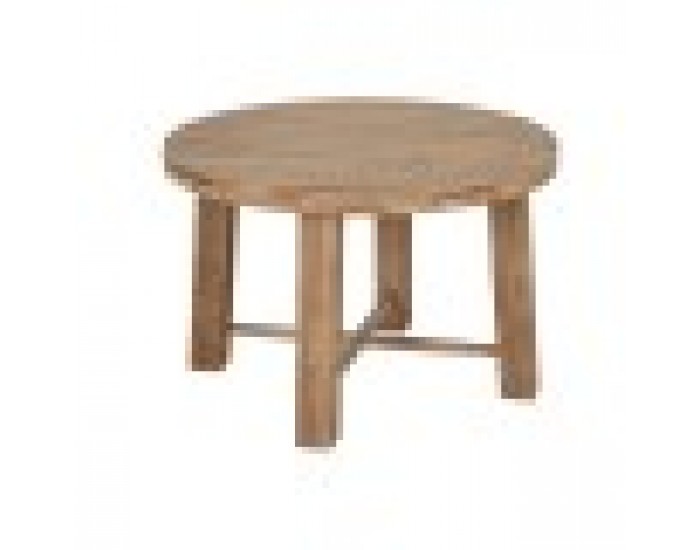 Помощна масичка Home ESPRIT Кафяв Ела Дървен MDF 80 x 80 x 53,5 cm