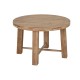 Помощна масичка Home ESPRIT Кафяв Ела Дървен MDF 80 x 80 x 53,5 cm