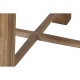 Помощна масичка Home ESPRIT Кафяв Ела Дървен MDF 80 x 80 x 53,5 cm
