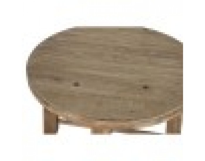 Помощна масичка Home ESPRIT Кафяв Ела Дървен MDF 80 x 80 x 53,5 cm