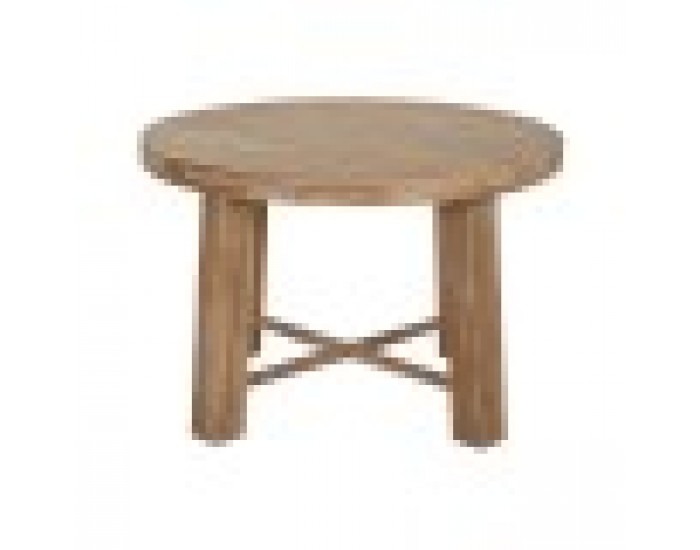 Помощна масичка Home ESPRIT Кафяв Ела Дървен MDF 80 x 80 x 53,5 cm
