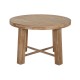 Помощна масичка Home ESPRIT Кафяв Ела Дървен MDF 80 x 80 x 53,5 cm