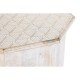 Помощна маса DKD Home Decor Кафяв Бял Дърво манго (49 x 49 x 53,5 cm)