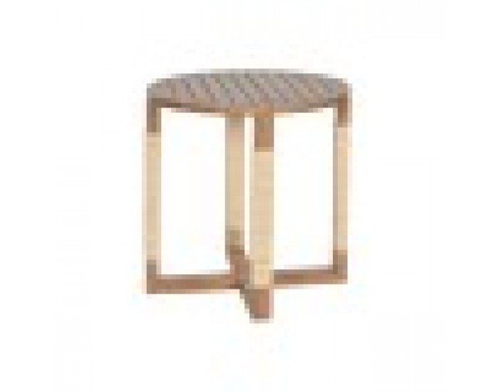 Помощна маса Home ESPRIT Естествен Ела Дървен MDF 48 x 48 x 50,5 cm