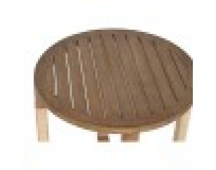 Помощна маса Home ESPRIT Естествен Ела Дървен MDF 48 x 48 x 50,5 cm