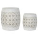Помощна маса DKD Home Decor Метал (2 pcs) (40 x 40 x 42 cm) (30 x 30 x 34 cm)
