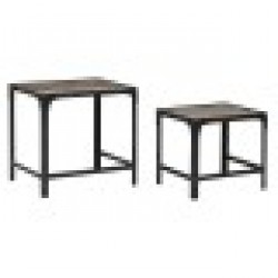 Комплект от 2 маси Home ESPRIT Естествен 48 x 36 x 45 cm - Home esprit