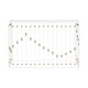 Console Home ESPRIT Бял Златен Огледало 120 x 40 x 80 cm