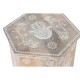 Комплект от 2 маси DKD Home Decor Естествен Дърво манго 48 x 41,5 x 49 cm