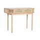Конзола Home ESPRIT Жълт Златен Pатан Ела 100 x 40 x 76 cm