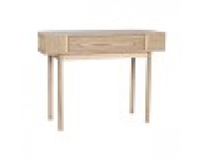 Конзола Home ESPRIT Жълт Златен Pатан Ела 100 x 40 x 76 cm