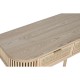 Конзола Home ESPRIT Жълт Златен Pатан Ела 100 x 40 x 76 cm