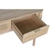 Конзола Home ESPRIT Жълт Златен Pатан Ела 100 x 40 x 76 cm