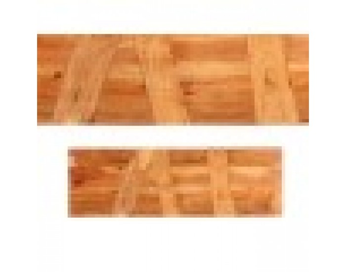 Зала Trama 110 x 35 x 77 cm Кафяв Черен Aкациево дърво