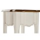 Комплект от 2 маси DKD Home Decor Бял Кафяв (2 pcs) (35 x 35 x 80 cm)