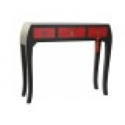 Конзола DKD Home Decor Ела Червен Черен MDF Ориенталски (96 x 27 x 80 cm) - Dkd home decor