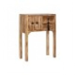 Конзола Home ESPRIT Черен Ела Дървен MDF 64 x 26 x 83 cm - Home esprit