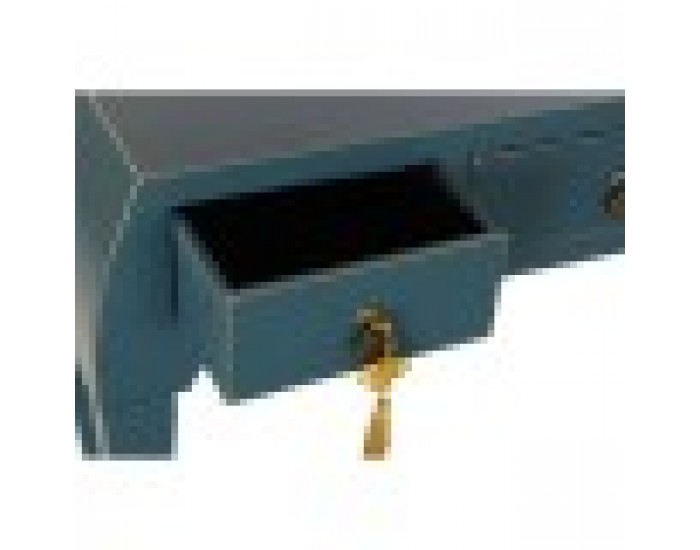 Конзола DKD Home Decor Ела Син Дървен MDF 96 x 26 x 80 cm