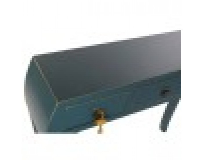 Конзола DKD Home Decor Ела Син Дървен MDF 96 x 26 x 80 cm