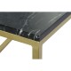 Комплект от 3 маси DKD Home Decor 50 x 35 x 60 cm Черен Златен Мрамор Желязо
