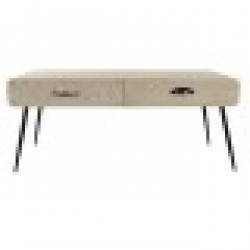 Помощна маса DKD Home Decor Метал Дърво от пауловния Дървен MDF (100 x 52 x 42.5 cm) - Dkd home decor