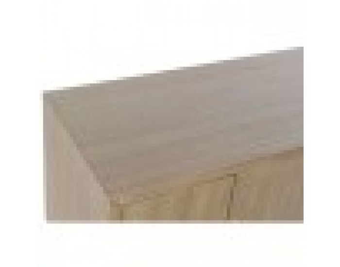 ТВ шкаф DKD Home Decor Сив Сметана Метал Дърво от пауловния (90 x 34 x 66.5 cm)