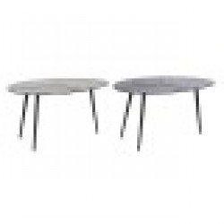 Помощна маса DKD Home Decor Черен Златен Алуминий Месинг 78 x 45 x 40 cm (2 броя) - Dkd home decor