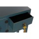 Конзола DKD Home Decor Ела Син Дървен MDF 63 x 26 x 83 cm