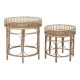 Помощна маса DKD Home Decor Pатан (2 pcs)