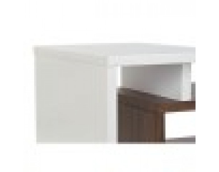ТВ шкаф DKD Home Decor, Бял, MDF