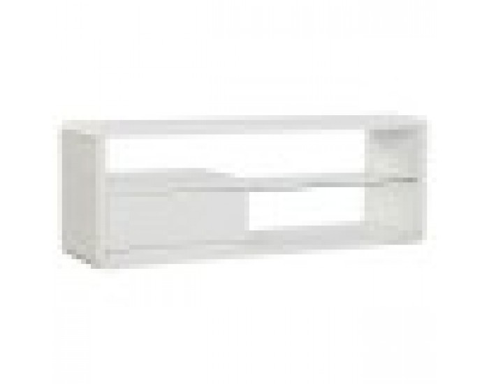 ТВ шкаф DKD Home Decor Бял Кристал MDF