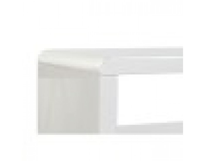 ТВ шкаф DKD Home Decor Бял Кристал MDF