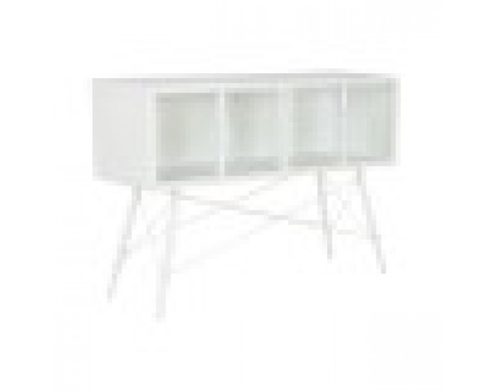 Console DKD Home Decor Бял Метал Кристал 120 x 35 x 80 cm