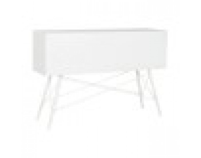 Console DKD Home Decor Бял Метал Кристал 120 x 35 x 80 cm